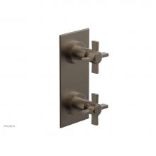 Phylrich 4-356/OEB - BASIC 1/2'' Thermostatic Valve with Volume Control or Diverter Blade Cross Handles 4-356