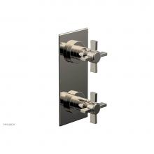 Phylrich 4-356/014 - BASIC 1/2'' Thermostatic Valve with Volume Control or Diverter Blade Cross Handles 4-356