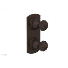 Phylrich 4-382/11B - Georgian & Barcelona Volume Control/Diverter Trim - Round Handle 4-382