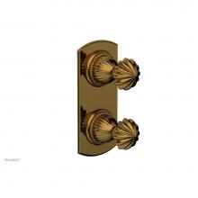 Phylrich 4-382/002 - Georgian & Barcelona Volume Control/Diverter Trim - Round Handle 4-382