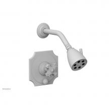 Phylrich 4-477/050 - MARVELLE Pressure Balance Shower and Diverter Set (Less Spout), Cross Handle 4-477