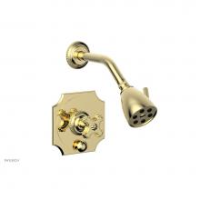 Phylrich 4-477/003 - MARVELLE Pressure Balance Shower and Diverter Set (Less Spout), Cross Handle 4-477