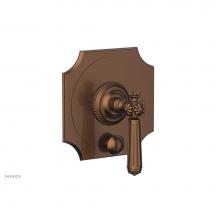 Phylrich 4-480/05A - MARVELLE Pressure Balance Shower Plate with Diverter and Handle Trim Set 4-480