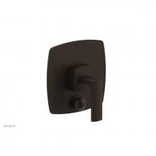 Phylrich 4-517/11B - Pb  Radi  Shwr Plate W/Div, Lever Handle