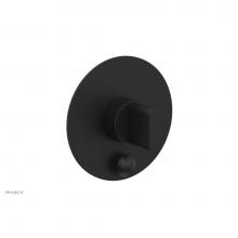 Phylrich 4-553/040 - Pb  Rond  Shwr Plate W/Div, Blade Handle