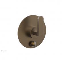 Phylrich 4-554-OEB - ROND Pressure Balance Shower Plate with Diverter and Handle Trim Set 4-554