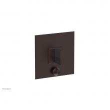 Phylrich 4-561/05W - Pb  Diama  Shwr Plate W/Div, Blade Handle