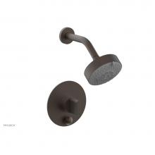 Phylrich 4-572/05W - Pb  Rond  Shwr And Div Set, Blade Handle