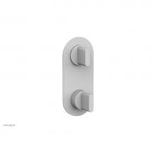 Phylrich 4-575/050 - Mini Ts Vlv Trim Rond W/Vol Contrl Or Div, Blade Hdl