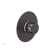 Phylrich 4-592-05WX051 - Weathered Copper Jolie Round Thermostatic/Pressure Balance Shower Trim With Round Cutaway Handle A