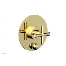Phylrich 4-596/003 - Pb Shower Plate W Div Set Cross Hdl Trim