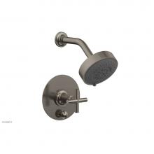 Phylrich 4-605/15A - Pb Shower And Div Set Cross Handle Less Spt