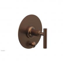 Phylrich 4-608/05A - Pb Shower Plate W Div Set Lever Hdl Trim