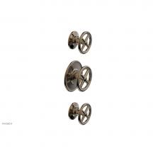 Phylrich 4-612/047 - 1/2'' And 3/4''  Works Therm Shwr To, Cross Handle