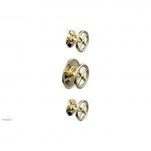 Phylrich 4-612/003 - 1/2'' And 3/4''  Works Therm Shwr To, Cross Handle