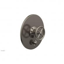 Phylrich 4-616/15A - Pb  Works  Shwr Plate W/Div, Cross Handle