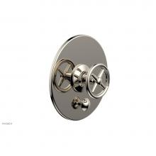 Phylrich 4-616/014 - Pb  Works  Shwr Plate W/Div, Cross Handle