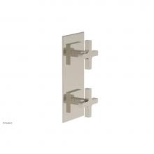 Phylrich 4-720/014 - CROI - Thermostatic Valve with Volume Control or Diverter - Cross Handles