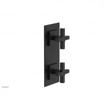 Phylrich 4-720/040 - CROI - Thermostatic Valve with Volume Control or Diverter - Cross Handles