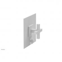 Phylrich 4-726/050 - CROI - Pressure Balance Shower Plate with Diverter and Cross Handle Trim Set
