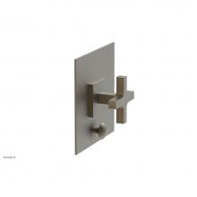 Phylrich 4-726/008 - CROI - Pressure Balance Shower Plate with Diverter and Cross Handle Trim Set