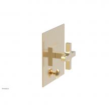 Phylrich 4-726/004 - CROI - Pressure Balance Shower Plate with Diverter and Cross Handle Trim Set