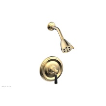 Phylrich 500-23/004X030 - Shower Set Trim, Marble Lever Hdl, Hex Traditional Series