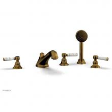 Phylrich 500-50/002 - Deck Tub W/Hs To Mrbl Hdl