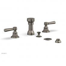 Phylrich 500-61/15A - 4 Hole Bidet, Cross Hdl