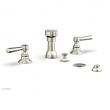 Phylrich 500-61/015 - 4 Hole Bidet, Cross Hdl