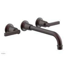 Phylrich 501-14-10/05W - Wall Lav Set 10'' Spt Lever Hdl Hex Modern