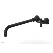 Phylrich 501-17-14/040 - Single Cross Hdl W/L W 14'' Spt Hex Modern