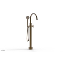 Phylrich 501-46-03/OEB - Floor Mounted Tub Filler Cross Hdl W/Handshwr-Short