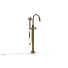 Phylrich 501-46-03/047 - Floor Mounted Tub Filler Cross Hdl W/Handshwr-Short