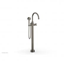 Phylrich 501-46/15A - Floor Mount Tub Filler Cross Hdl