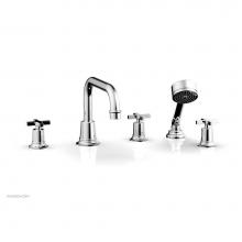 Phylrich 501-52/026 - D/Tub W Hs To, Cro Hdl Flat Spout