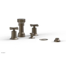 Phylrich 501-60/008 - 4 Hole Bidet, Cross Hdl