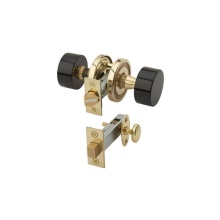Phylrich 5143/050 - Blk Onyx Door Knob W Priv Bolt