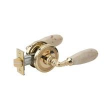 Phylrich 5172/05W - Beig Mrbl Door Lev Pass  Set
