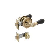 Phylrich 5233/050 - Blk Onyx Door Lev W Priv Bolt