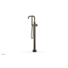 Phylrich D131-45-01/008 - Floor Mounted Tub Filler Cross Tubular W/Handshwr-Tall