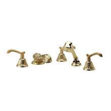 Phylrich K2144H1-041 - BAROQUE Deck Tub Set with Hand Shower K2144H1