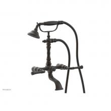 Phylrich K2393-01/10B - 3 Ring Straight Handle On Exposed Tub &   Shower Set.