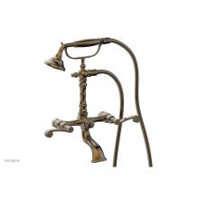 Phylrich K2393-02/047 - 3 Ring Curved Handle   On Exposed Tub And   Shower Set