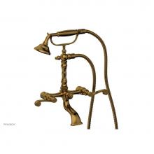 Phylrich K2393-02/026 - 3 Ring Curved Handle   On Exposed Tub And   Shower Set