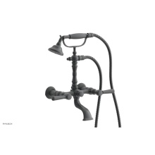 Phylrich K2393-23/15G - Hex Traditional Lever Handle On Exposed Tub And Shower Set