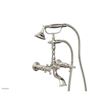 Phylrich K2393-24/014 - Hex Traditional Cross  Handle On Exposed Tub  & Shower Set