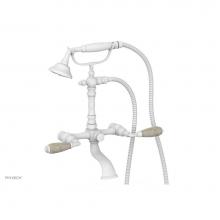 Phylrich K2393-41-050 - VALENCIA Exposed Tub & Hand Shower - Beige Marble Lever Handle K2393-41