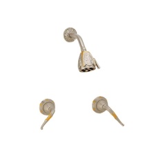 Phylrich K3137/03U - 2 Handle Shower, Rib