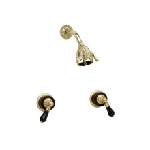 Phylrich K3244/047 - Versailles Two Hdl Shwr Set Black Onyx